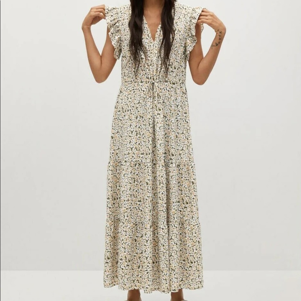 Mango Lola Maxi Floral Dress